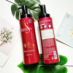 Dầu gội thảo dược hạt trà giảm gãy rụng, kích thích mọc tóc Kerasys Oriental Premium 600ml
