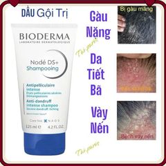 Dầu Gội Giảm Gàu, Da Tiết Bã, Vảy Nến Bioderma Nodé DS+ 125ml - Chăm Sóc Da Đầu Hiệu Quả, Giảm Ngứa, Cân Bằng Dầu Thừa