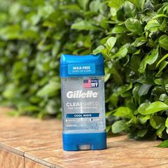 Lăn khử mùi dạng gel Gillette ClearShield Cool Wave 107g hàng Mỹ chính hãng
