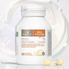 Viên uống BioIsland Milk Calcium for Kids |90 viên| Bổ sung Calci sữa cho trẻ từ 7 tháng tuổi trở lên [S/P nội địa Úc không tem]