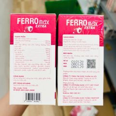 Viên bổ máu FERROMAX Extra 100 viên - hàm lượng sắt hữu cơ cao