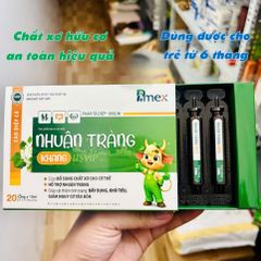 Nhuận Tràng Khang 20 Ống - Bổ Sung Chất Xơ Hữu Cơ Hỗ Trợ Tiêu Hóa Cho Trẻ Nhỏ