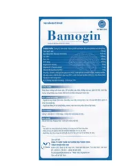 Viên uống tăng cường tuần hoàn não, cải thiện trí nhớ Bamogin Thành Công (6 vỉ x 10 viên)