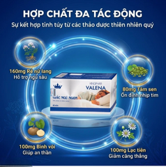 Viên uống giúp an thần hỗ trợ dễ ngủ Valena Kingphar (4 vỉ x 10 viên)