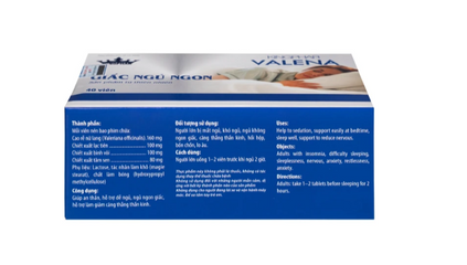 Viên uống giúp an thần hỗ trợ dễ ngủ Valena Kingphar (4 vỉ x 10 viên)
