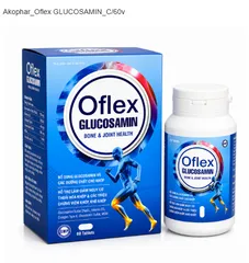 OFLEX GLUCOSAMIN 60 viên - Bổ sung chất dinh dưỡng cho khớp, giảm đau mỏi, hỗ trợ sức khỏe xương khớp hiệu quả