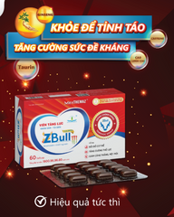 Tăng đề kháng Zbull M Dolexphar Hộp 60 viên