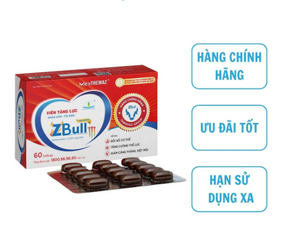 Tăng đề kháng Zbull M Dolexphar Hộp 60 viên