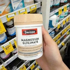 Viên uống Swisse Ultiboost Magnesium Glycinate |60 & 120 viên| Hỗ trợ cơ bắp - Thư giãn thần kinh & cải thiện giấc ngủ [S/P Chuẩn Úc]