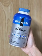 [Mẫu mới] Viên uống Bayer One A Day Men's 50+ Multi |300 viên| Hỗ trợ sức khỏe toàn diện cho nam giới trên 50 tuổi [S/P Chuẩn Mỹ]