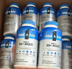[Mẫu mới] Viên uống Bayer One A Day Men's 50+ Multi |300 viên| Hỗ trợ sức khỏe toàn diện cho nam giới trên 50 tuổi [S/P Chuẩn Mỹ]
