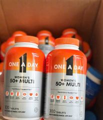 [Mẫu mới] Bayer One A Day Women's 50+ Multi |300 viên| Bổ sung Vitamin tổng hợp cho nữ giới từ 50 tuổi trở lên [S/P Chuẩn Mỹ]