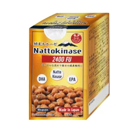 Viên uống giảm nguy cơ hình thành huyết khối, tăng cường lưu thông máu Nattokinase 2400FU KenKan (60 viên)