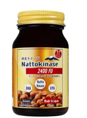 Viên uống giảm nguy cơ hình thành huyết khối, tăng cường lưu thông máu Nattokinase 2400FU KenKan (60 viên)