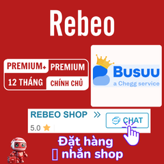 Mua tài khoản Busuu Premium giá rẻ tại Rebeo Shop