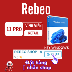 Key Windows 11 Pro, Key Windows 10 Pro Bản Quyền tại REBEO Shop