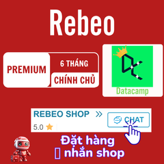 Nâng cấp chính chủ Datacamp Premium giá rẻ REBEO Shop
