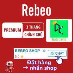 Nâng cấp chính chủ Datacamp Premium giá rẻ REBEO Shop