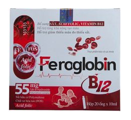 Hỗ trợ giảm thiếu máu do thiếu sắt Feroglobin Germantech (H/20o/10ml)