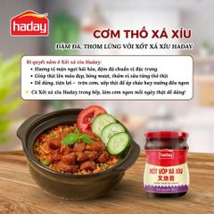 Sốt Ướp Xá Xíu Haday 280g Chuẩn Vị Quảng Đông - Gia Vị Ướp Thịt Nướng, Làm Cơm Thố, Bánh Bao Xá Xíu - Ăn Vặt Quỳnh Nhung