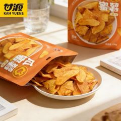 Combo 2 Gói Khoai Lang Sấy Giòn Tẩm Mật Ong KAM YUENS (110g x 2) - Snack Khoai Lang Mật Lát Mỏng Đồ Ăn Vặt Nội Địa Trung