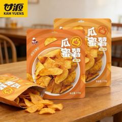 Khoai Lang Sấy Giòn Tẩm Mật Ong KAM YUENS Gói 110g - Snack Khoai Lang Mật Lát Mỏng Đồ Ăn Vặt Nội Địa Trung