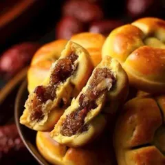 Bánh Táo Đỏ Nướng Nhân Hạt Dinh Dưỡng 500g Ít Ngọt Thơm Ngon - Đồ Ăn Vặt Bánh Táo Đỏ Ăn Kiêng Healthy Quỳnh Nhung