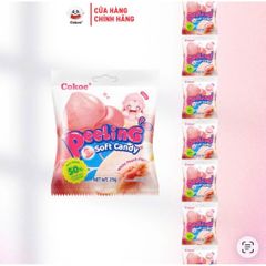 Dây 10 Gói Kẹo Dẻo Lột Vỏ Cokoc Mini (24g-25g/Gói) - Kẹo Lột Vỏ Vị Nho, Trái Cây Tổng Hợp Ăn Vặt Quỳnh Nhung