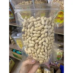 Lạc Củ Sấy Húng Lìu 400g - Đậu Phộng Củ Sấy Khô Thơm Giòn Bùi Vị Truyền Thống Đóng Túi Zip Ăn Vặt Tiện Lợi