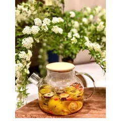 Trà Hoa Cúc Đường Phèn 500g - Trà Hoa Cúc Viên Mật Ong Sấy Khô Thanh Nhiệt, Đẹp Da, Giúp Ngủ Ngon Tiện Lợi
