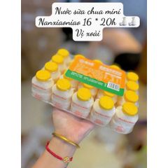 Lốc 20 Hũ Nước Sữa Chua Uống Mini Nanxiaoniao Đủ Vị Truyền Thống, Nho, Xoài Thơm Ngon Bổ Dưỡng Cho Bé