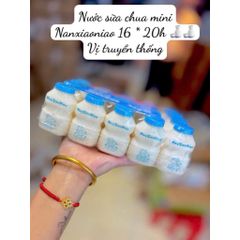 Lốc 20 Hũ Nước Sữa Chua Uống Mini Nanxiaoniao Đủ Vị Truyền Thống, Nho, Xoài Thơm Ngon Bổ Dưỡng Cho Bé