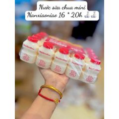 Lốc 20 Hũ Nước Sữa Chua Uống Mini Nanxiaoniao Đủ Vị Truyền Thống, Nho, Xoài Thơm Ngon Bổ Dưỡng Cho Bé