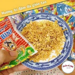 Bịch 50 Gói Mì Tôm Trẻ Em An Bình Thơm Ngon Giòn Rụm, Mì Snack Ăn Vặt Tuổi Thơ Cực Cuốn - Ăn Vặt Quỳnh Nhung