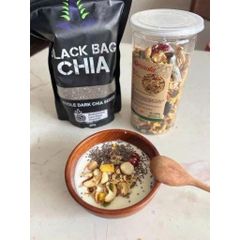 Hạt Chia Đen Hữu Cơ Black Bag Chia Úc 500g - Hạt Chia Giảm Cân, Tốt Cho Tim Mạch & Sức Khỏe Hàng Chính Hãng