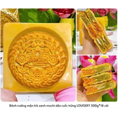 Bánh Trung Thu Mochi Dẻo Khoai Tím Ruốc Trứng RIHAONE 300g - Bánh Nướng Hiện Đại Thỏ Ngọc Uyên Ương / Kim Bảo Song Ngư