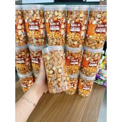 Bánh Mì Caramen Muối Biển 300g Khay Giòn Tan Đậm Vị - Đồ Ăn Vặt Nội Địa Trung Cao Cấp Quỳnh Nhung