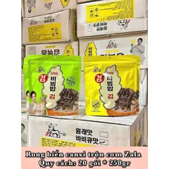 Combo 2 Gói Rong Biển Hàn Quốc Jungun (250g/Gói) Sấy Giòn Trộn Cơm, Rắc Cơm Siêu Ngon - Ăn Vặt Quỳnh Nhung