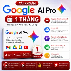 Tài Khoản Gemini Ultra X20/Google AI Ultra X20 chính chủ 1 tháng (Gói X20 - gấp 20 lần PRO)