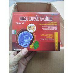 (CHÍNH HÃNG) Hoạt huyết T-Đình, tăng cường tuần hoàn não, giúp bổ não, hộp 60 viên