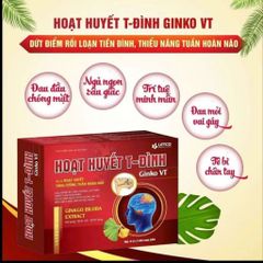 (CHÍNH HÃNG) Hoạt huyết T-Đình, tăng cường tuần hoàn não, giúp bổ não, hộp 60 viên