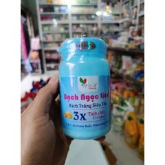 Combo dưỡng body gồm Kích Bạch ngọc liên và Vitamin E nắp xanh giúp dưỡng ẩm