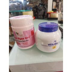 Combo dưỡng body gồm Kích Bạch ngọc liên và Vitamin E nắp xanh giúp dưỡng ẩm