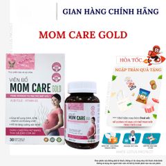 Mom Care Gold Hỗ trợ giúp bồi bổ và tăng cường sức khỏe, giúp giảm mệt mỏi trong thai kỳ. (H/30 viên)