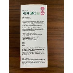 Mom Care Gold Hỗ trợ giúp bồi bổ và tăng cường sức khỏe, giúp giảm mệt mỏi trong thai kỳ. (H/30 viên)