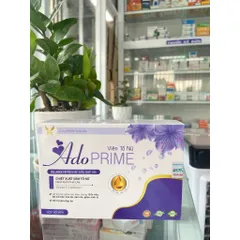 Viên tố nữ ADO PRIME. Hỗ trợ tiền mãn kinh, nội tiết tố,đẹp da