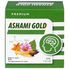 Viên hỗ trợ cải thiện tình trạng lo âu, cải thiện giấc ngủ Ashami Gold (60 viên)