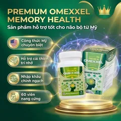 Viên uống hỗ trợ tốt cho não bộ Premium Omexxel Memory Health (60 viên)