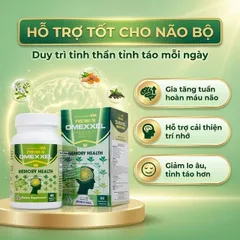 Viên uống hỗ trợ tốt cho não bộ Premium Omexxel Memory Health (60 viên)