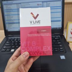 Bột Uống VLIVE V-OXY+ Coenzyme Q10 – Tăng Cường Oxy Máu, Hỗ Trợ Tuần Hoàn, Giảm Mệt Mỏi – Hộp 28 Gói Malaysia